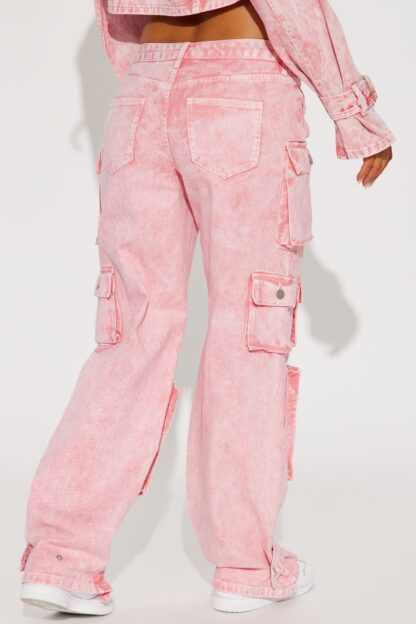 Pantalones Cargo de Tiro Bajo, Corte Suelto - Image 6