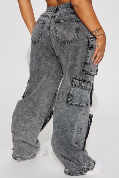 Pantalones Cargo de Tiro Bajo, Corte Suelto - Image 18