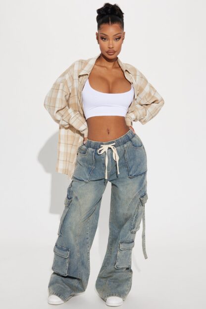 Jeans Cargo Holgados de Estilo Vintage - Image 2