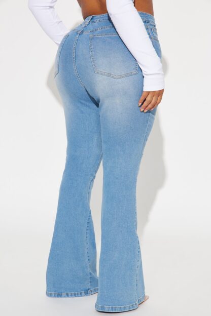 Jeans Bootcut Stretch de Corte Alto - Lavado Medio - Image 6