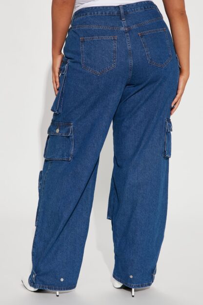 Pantalones Cargo de Tiro Bajo, Corte Suelto - Image 33